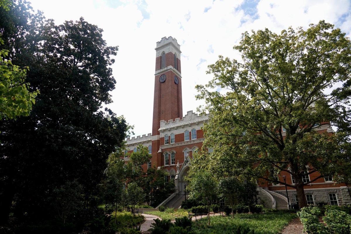A view of Kirkland Hall, as photographed Oct. 3, 2025. (Hustler Multimedia/Shayna Kar)