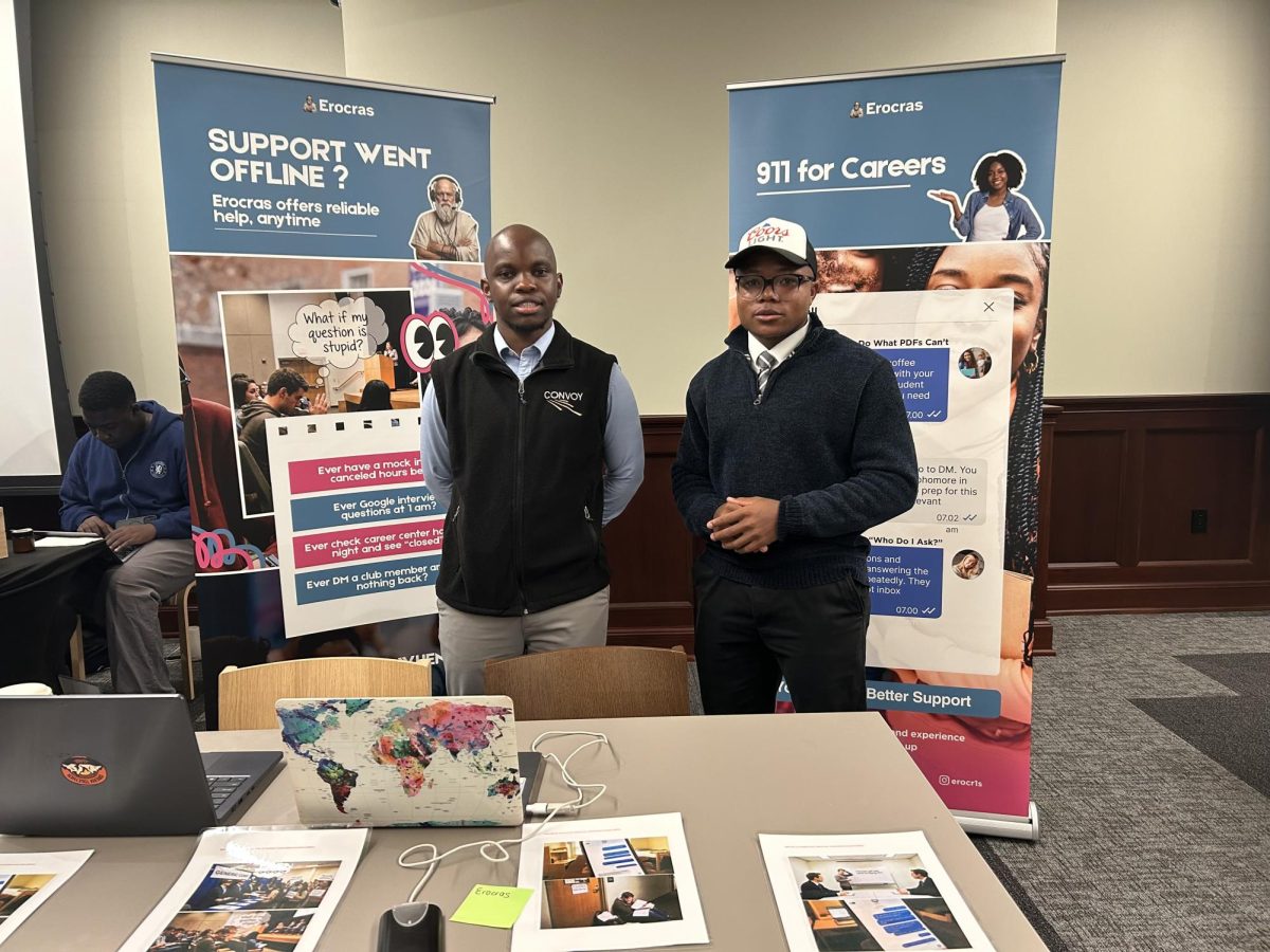 Erocras at the Black in Vandy Fair, as photographed Feb. 19, 2026, at Carmichael College. (Photo courtesy of Simba Zimuto)