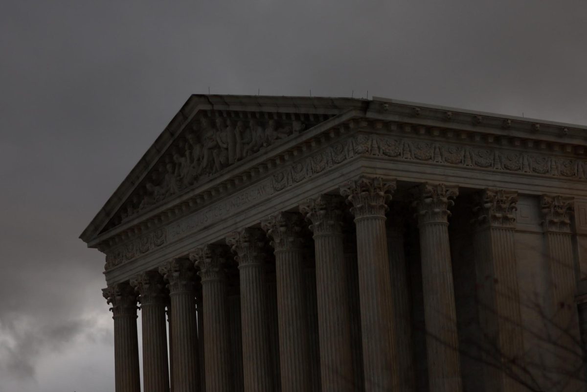 The sun sets on the U.S. Supreme Court building after a stormy day in Washington, U.S., November 11, 2022. REUTERS/Leah Millis